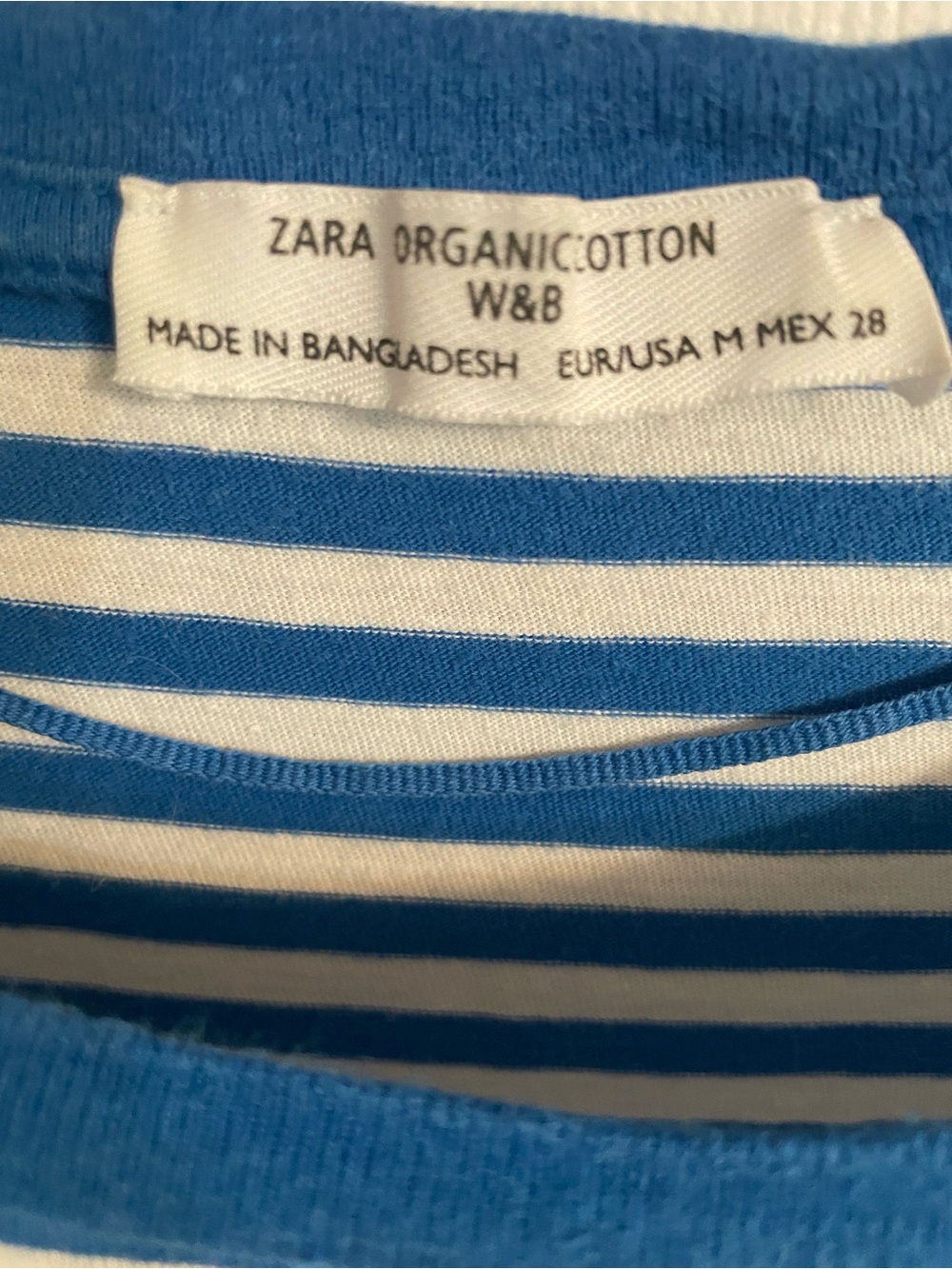 💙ZARA Striped Top Size M - Picture 4 of 6